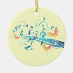 Beautiful Butterflies Pretty Blue  Ornament