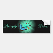 Beautiful Butterfly Journey Bumper Sticker