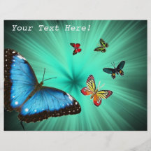 Beautiful Butterfly Journey Personalized Flyer