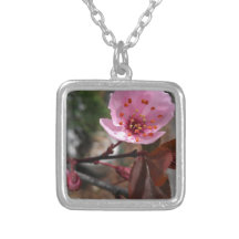 Beautiful Cherry Blossom Photo Necklaces