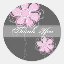 Beautiful Custom Floral Sticker