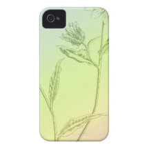 Beautiful Design Art Flowers Floral Flowers Colour Case-Mate iPhone 4 Cases