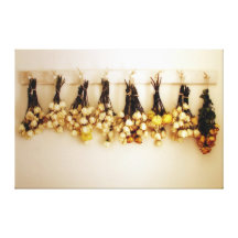 Beautiful Dried White Yellow Roses Canvas Print