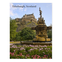 Beautiful Edinburgh Castle Post Cards