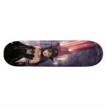 Beautiful Gothic Queen & Candles Skate Deck