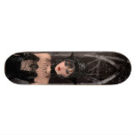 Beautiful Gothic Queen Custom Skateboard