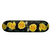 Beautiful Hybrid Tea Rose 'Oregold' Skate Board