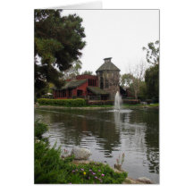 Beautiful Lake Scene Greeting Card