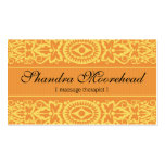 Beautiful Mango Massage Therapist Business Card business cards