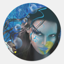 Beautiful Mara Fine Art Sticker