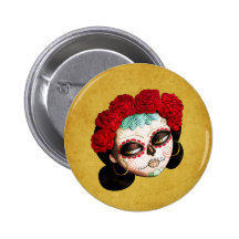 Beautiful Mexican Catrina Pins