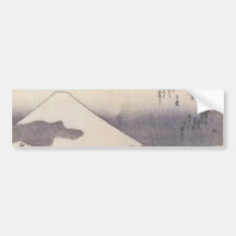 Beautiful Mt. Fuji in Japan circa 1800s Bumper Sticker
