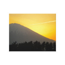 Beautiful Mt. Fuji in Japan. Fuji-san. Gallery Wrap Canvas