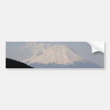 Beautiful Mt. Fuji in Modern Day Japan Bumper Sticker