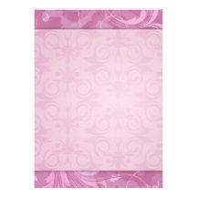 Beautiful Pink floral wedding gift Custom Invites