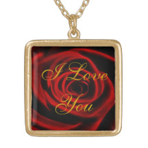 Beautiful red rose custom jewelry