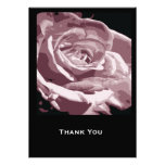 Beautiful Rose Thank You Cards Custom Invite