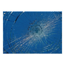 Beautiful Shattered glass Custom Announcements
