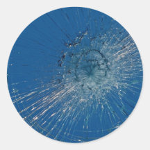 Beautiful Shattered glass Sticker