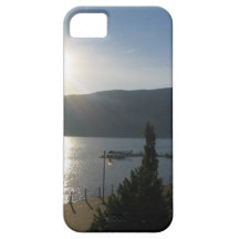 Beautiful sunset on the lake iPhone 5 cover