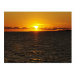 Beautiful sunset postcard