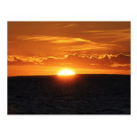 Beautiful sunset postcard