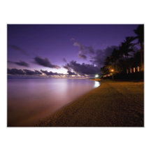 Beautiful Twilight with Crystal Water Photo