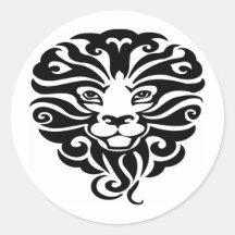 Beautiful Wild Lion Mascot Sticker
