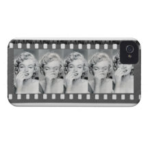 Beautiful Woman FiIm strip Case-Mate iPhone 4 Case