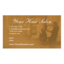 Beauty Salon Customisable Business Cards