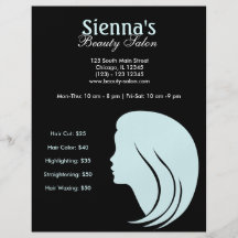 Beauty Salon (Light Cyan) Flyer