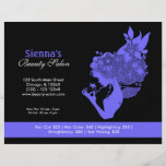 Beauty Salon (Light Slate Blue) Custom Flyer