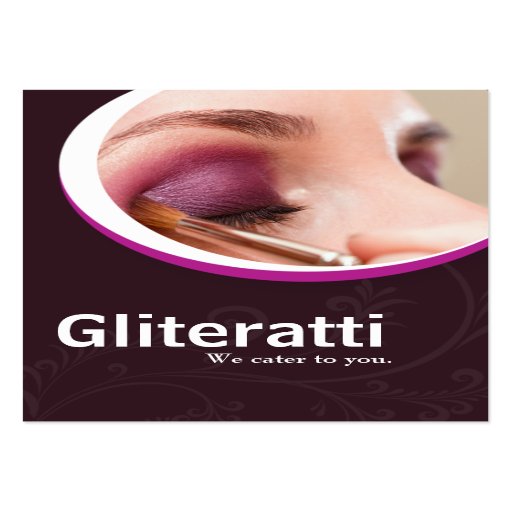 Beauty Salon Makeup Artist Business Card