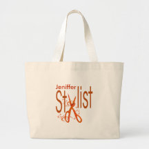 Beauty Salon Professional  Stylist Design Canvas Bag