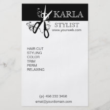 Beauty Salon Spa Magic Scissors Custom Flyer