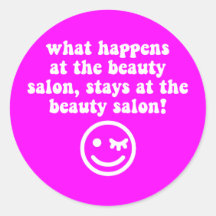 Beauty salon sticker