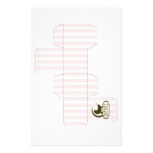 Bébé Gift Box Pink Customized Stationery