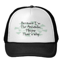 Because I'm the Mandolin Player Mesh Hat