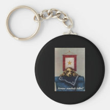 Because Somebody Talked Keychain