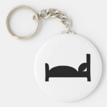 bed sleeping icon keychains