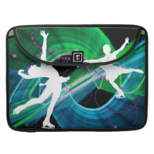 Bedazzled Figure Skaters Ice Skating MacBook Pro Sleeves