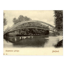 Bedford, Suspension Bridge Post Cards