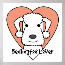 Bedlington Lover Print