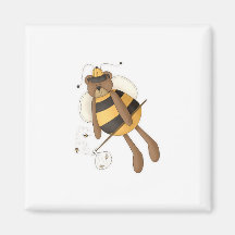 Bee Catcher Refrigerator Magnet