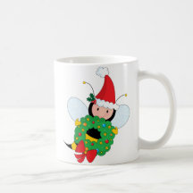 Bee Christmas Coffee Mug