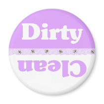 Bee Clean/Dirty Dishwasher Magnet magnets