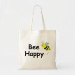 Bee Happy Canvas Bag