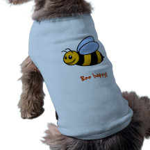 bee happy doggie t-shirt