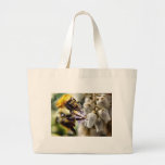 bee happy tote bags