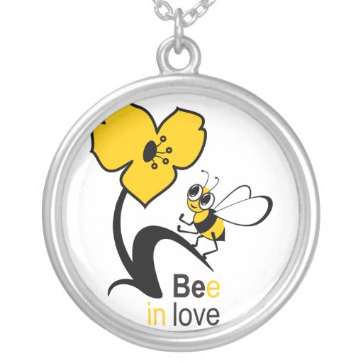 Bee in love custom necklace
